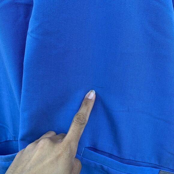 Figs Top Womens 2XL XXL Casma Pockets Scrub Short Sleeve V Neck Medical Shirt - Picture 4 of 12